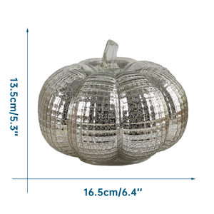 โคมไฟฮาโลวีน วันรับปริญญา วันขอบคุณพระเจ้า รูปฟักทอง แก้วใส ไฟ LED ส่องสว่าง ใช้พลังงานแบตเตอรี่ <span class=keywords><strong>ไร้</strong></span><span class=keywords><strong>สาย</strong></span> ทนทาน ปลอดภัย เป็นมิตรกับสิ่งแวดล้อม ใช้ซ้ำได้ - Product Image 5