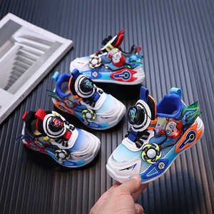 Zapatillas de deporte informales a la moda para niños, zapatos ligeros y cómodos para caminar - Product Image 1