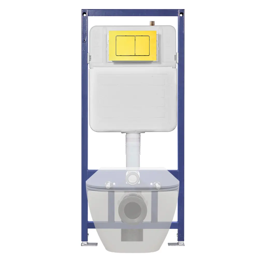 하이 퀄리티 위생 플러시 숨겨진 물 탱크 내구성 이중 플러시 화장실 벽 걸이 화장실 은폐 물통
