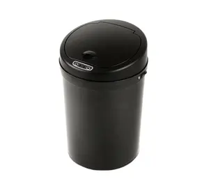 9L automatic electronic small dustbin plastic round wholesale Kitchen sensor plastic trash bin/Waste bin