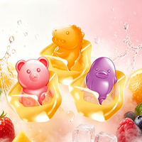 BESTAR - Golosinas de Gomita con Sabor a Frutas, en Forma de Animales 3D, Suaves y Masticables, Dulces de Gelatina, Bocadillos Casuales
