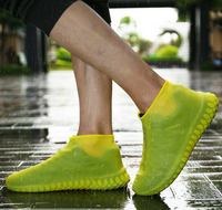 Couvre-chaussures en silicone antidérapant réutilisable de couleur personnalisée, imperméable, bottes de pluie pour l'automne et toutes les saisons, utilisation unisexe