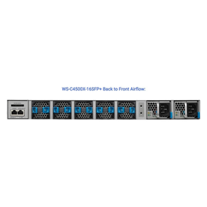 WS-C4500X-F-16SFP+ C4500X สวิตช์เครือข่ายระดับองค์กร 16 พอร์ต 10G SFP+ แบบคงที่ รองรับโมดูลเสริม WS-C4500X-F-16SFP+ - Product Image 1