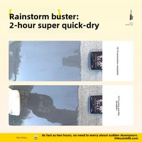 Adhésif polyuréthane imperméable pour remplissage de fissures, réparation de fuites, scellant pour joints de sol en ciment et béton, hautement élastique