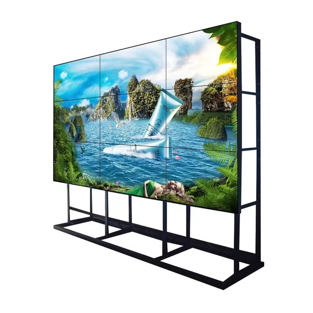 55 Inch L-G DID Lcd Advertising Splicing Display Screen Video Wall With Bezel 1.8mm for CCTV Monitor