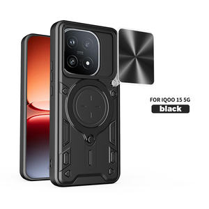 <span class=keywords><strong>Coque</strong></span> de téléphone antichoc Lichicase avec protection d'objectif à grand cercle pour IQOO 15R Z11 Turbo en TPU - Product Image 3