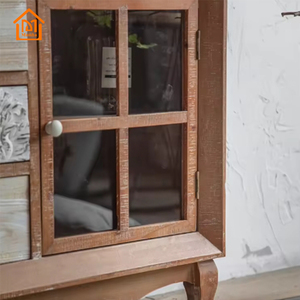 2024 Đồ Nội Thất Phòng Khách Trang Trại Thiết Kế Tủ Gỗ Rắn Nhiều Ngăn Kéo Lưu Trữ Tổ Chức Tủ - Product Image 5