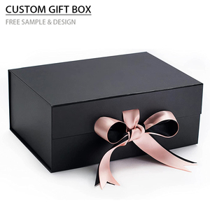 Hair Magnetic Box Black Wholesale Custom Logo Premium Luxury Cardboard Paper Gift Wig Hair Extension Magnetic Packaging Box