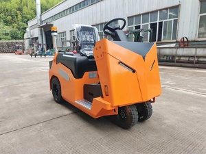 SHUNCHA 3 tekerlekli 2ton elektrik çekme traktörü oturmuş tipi depo taşıma makinesi çekme römorkör elektrikli çekme traktör satılık - Product Image 4