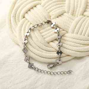 สร้อยข้อมือเพชรสแตนเลสขายดีเทรนด์เฉพาะบุคคลเครื่องประดับคู่รักสไตล์ไทเทเนียมเกรดสูง - Product Image 4