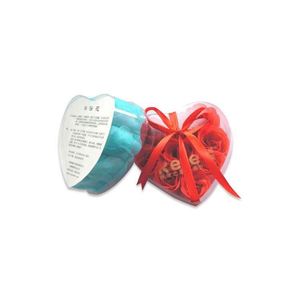 Juego de Regalo de Jabones en Forma de Corazón, 9 Jabones de Rosa en Caja de Plástico, Ligeros, 84mm, Espuma Delicada - Product Image 3