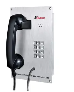 Kntech SUS304材料IP66模拟或VOIP版本防破坏公共紧急电话KNZD-07A