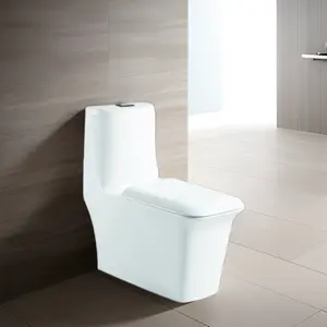 Modern seramik WC tek parça tuvalet toptan sıhhi tesisat daire kullanımı için