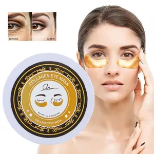 OEM Private Label Korea Under Crystal Gel Sleeping Eye Patch occhiaie maschera per gli occhi al collagene antietà