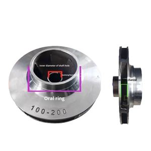 304 Stainless Steel & <b>Cast</b> Iron Water Pump Impeller Isg Pipeline Centrifugal Sewage Submersible Accessories - Product Image 2