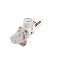 Vanne de régulation pneumatique série AW CHDLT AW3000-03, filtre de compresseur d'air, vanne de régulation de débit, champagne/blanc