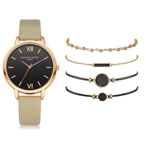 Stile superiore da <span class=keywords><strong>donna</strong></span> di lusso cinturino in pelle analogico al quarzo <span class=keywords><strong>orologio</strong></span> da <span class=keywords><strong>donna</strong></span> 5 pezzi Set da <span class=keywords><strong>donna</strong></span> <span class=keywords><strong>orologio</strong></span> da <span class=keywords><strong>donna</strong></span> relej Mujer <span class=keywords><strong>orologio</strong></span> <span class=keywords><strong>nero</strong></span> - Product Image 4