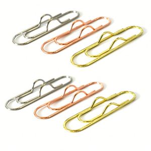 คลิปหนีบกระดาษโลหะอเนกประสงค์ 23 ชิ้น สีทอง สำหรับใส่ปากกาและดินสอ - Product Image 3