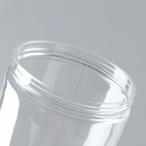 透明プラスチック製チョコレートキャンディークッキースナック包装ジャー可愛い密閉容器丸型蓋付きボックス（人気商品） - Product Image 4