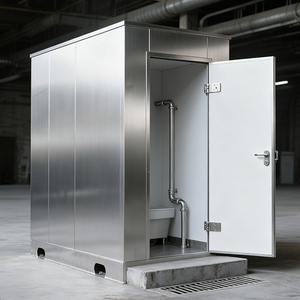 Baños Prefabricados de Acero Inoxidable con Acabado de Lujo, Autolimpiantes y Automáticos, para Campos de Golf de Alta Gama - Product Image 4