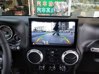 Radio con gps para coche, reproductor multimedia con android, pantalla táctil, dvd, estéreo, vídeo, para Jeep Wrangler JK 2015 2016