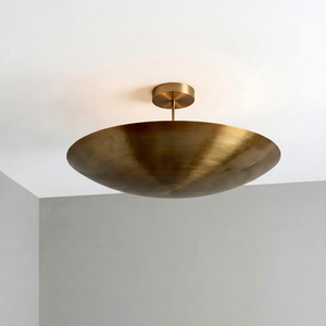 Luminaire suspendu en laiton fait main – Luminaire de plafond minimaliste moderne du milieu du siècle - Product Image 1