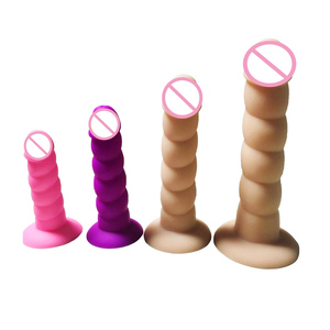 Dildo de Silicona Suave y Retorcido, Producto Sexual Usable, Juguetes Sexuales para Hombres y Mujeres - Product Image 6