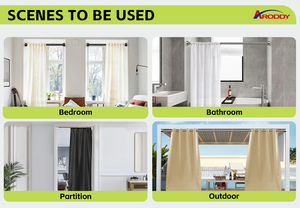 ARODDY 27,56-74,8 pulgadas <span class=keywords><strong>Barras</strong></span> <span class=keywords><strong>de</strong></span> <span class=keywords><strong>cortinas</strong></span> decorativas modernas Postes <span class=keywords><strong>de</strong></span> cortina Venta al por mayor <span class=keywords><strong>Barras</strong></span> <span class=keywords><strong>de</strong></span> cortina plateadas <span class=keywords><strong>de</strong></span> acero inoxidable para ventanas - Product Image 2