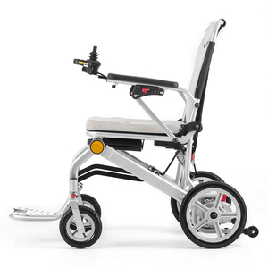 Frenado preciso Estacionamiento preciso Torneado suave Viaje conveniente para personas discapacitadas Silla de ruedas eléctrica de aleación de aluminio - Product Image 2