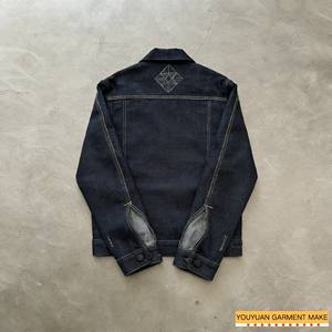 <span class=keywords><strong>Giacca</strong></span> in Denim Grezzo Originale American Aircraft Buckle Tooling, <span class=keywords><strong>Giacca</strong></span> Invernale Spessa in Cotone, <span class=keywords><strong>Giacca</strong></span> in Denim Corta da <span class=keywords><strong>Uomo</strong></span> - Product Image 4