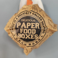Sac en papier alimentaire jetable résistant à la graisse, idéal pour l'emballage de hamburgers, hot-dogs, toasts, boulettes de riz et tartes – Usage unique