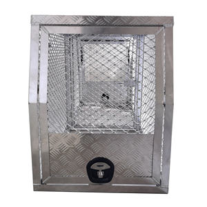 Kamyon kullanılan Metal hayvan seyahat taşıyıcısı köpek kafesi alüminyum Pet kutusu - Product Image 2