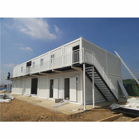 Maison conteneur démontable, bâtiment modulaire portable pour camp de travailleurs et hébergement temporaire
