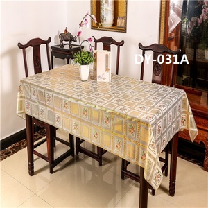 Plastic <strong>Pvc</strong> Long <strong>Table</strong> Cloth Roll Lace Dining <strong>Table</strong> Cover Printed Gold Tablecloth <strong>Protector</strong> 1.37x20m - Product Image 2
