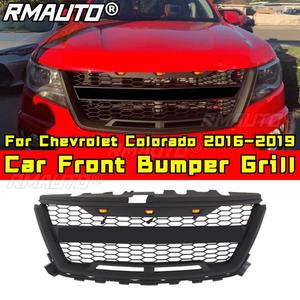 Pour Chevrolet Colorado Édition Nord-Américaine 2016-2019, Grilles de Pare-chocs Avant Style Nid d'Abeille, Kit Carrosserie, Accessoires Auto - Product Image 1
