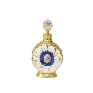 网红沙漠花镶钻金印彩绘中东迪拜香水瓶玻璃瓶 - Product Image 5