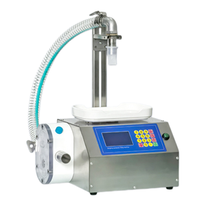 Machine de remplissage automatique à pompe à engrenages en acier inoxydable anti-goutte pour liquides visqueux (pâte de miel et de sésame) avec pesage quantitatif - Product Image 6