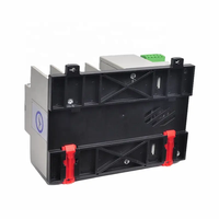 Interrupteur de transfert automatique mini 4P sur rail DIN pour PC, contrôleur électrique 50A, double alimentation