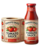 Étiquettes personnalisées en vinyle pour bouteilles de sauce, pour les petites entreprises, emballage d'huile d'olive et d'épices, impression d'étiquettes personnalisées