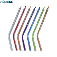 250 Pièces Embouts de Seringue Dentaire Jet d'Air et d'Eau à 3 Voies, Embouts Jet Triple Jetables Colorés, Accessoires d'Instruments Dentaires
