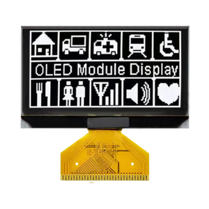 Pantalla Pequeña PMOLED de 2.42 Pulgadas, 128x64, Blanca, Azul, Amarilla, Verde, 31 Pines, SSD1309, 4 Cables, SPI I2C, Panel UG-2864ASWPG14 - Product Image 1