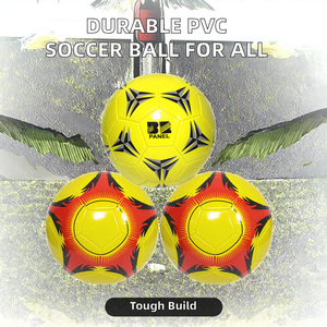 Balón de Fútbol de PVC Modelo KHASON 6495 al por Mayor para Niños y Adultos, Resistente al Agua, para Entrenamiento, Hecho de Material PU - Product Image 4