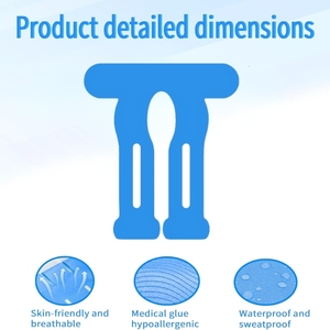 Tùy Chỉnh Pre-Cắt Đầu Gối Kinesiology Băng Các Bản Vá Lỗi Không Thấm Nước Đàn Hồi Bông Kinesio Băng Cho Đầu Gối Mắt Cá Chân Vai Đau Cứu Trợ Bóng Đá - Product Image 2