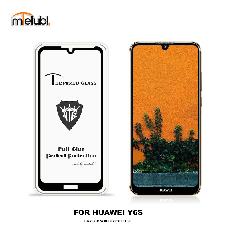 Аксессуары для сотовых телефонов MTB, оригинальное качество, полное покрытие, клейкое стекло, протектор экрана, Защитная пленка для Huawei Y6S Y6 PRIME 2019