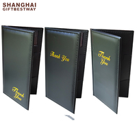 Folder Tagihan Hotel PVC Berkualitas Baik dan Harga Terjangkau, Buku Server Kulit untuk Pelayan, Penyaji Tagihan