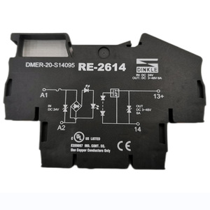 Relé Dinkle Re-2614, CC 24V Entrada, 3-48V Salida, 6A, Miniatura, Electromagnético, Uso General - Product Image 1