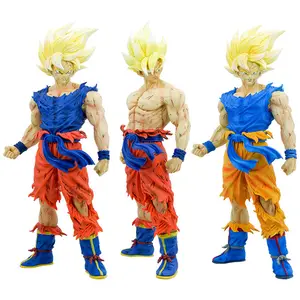 43cm/17'' japanese anime figure dragon-balls z three forms sun goku action figure for Furnishing articles