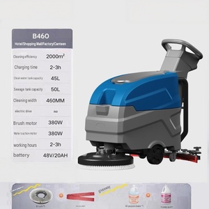 Professional <b>Walk</b> Behind Industrial Floor Scrubber <b>Machine</b> Compact Design for Warehouse Food Factory Pharmaceutical Plant - Product Image 2