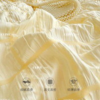 Ensemble de draps ajustés en dentelle française de haute qualité, 4 pièces, 100% polyester, certifié OEKO-TEX, 300TC, sans plis, personnalisé