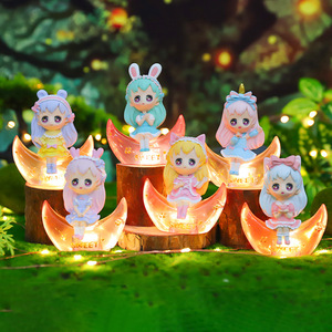Nouvelles décorations lumineuses créatives Rising Sea, figurines de <span class=keywords><strong>lune</strong></span> tendance, poupées portables, cadeaux de décoration de bureau - Product Image 1